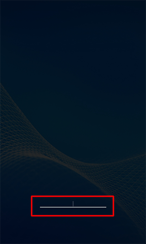 パスワードを入力する際にキーボードが表示されない場合は、入力欄を一度タップするとキーボードが表示されます