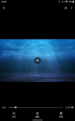 再生画面に切り替わり、再生が開始されます