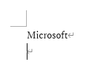 変換後：「Microsoft」