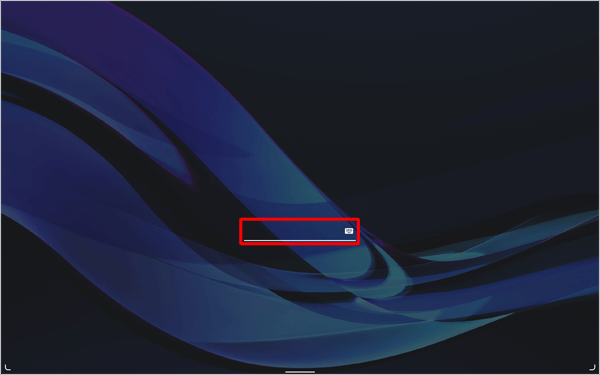 パスワードを入力する際にキーボードが表示されない場合は、入力欄を一度タップするとキーボードが表示されます