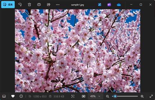 お気に入りに追加した写真のみが表示されたことを確認してください