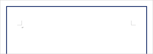 ページの周囲に、設定したページ罫線が表示されたことを確認してください