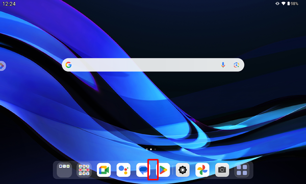 アプリまたはウィジェットがホーム画面から削除されていることを確認してください