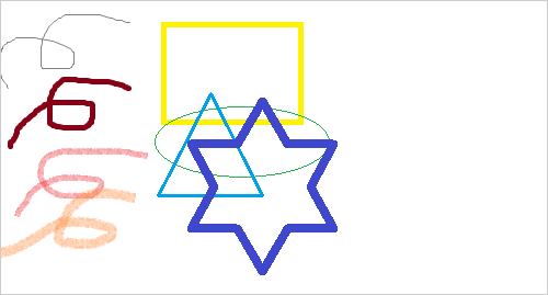 太さと色を変更した一例