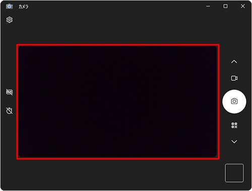 Webカメラが起動します