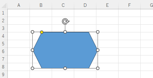 図形が挿入されたことを確認してください