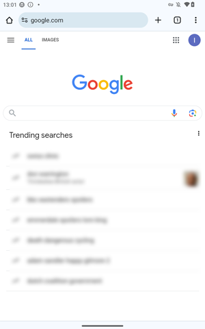 上記画面で「Chromeのホームページ」をタップすると、「新しいタブ」がトップページとして設定されます