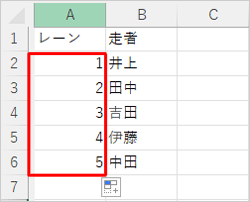 ソート前