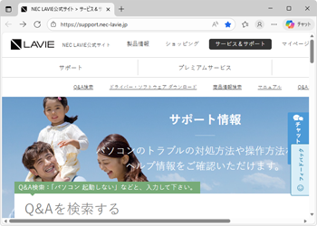 画像を表示している状態（一例）