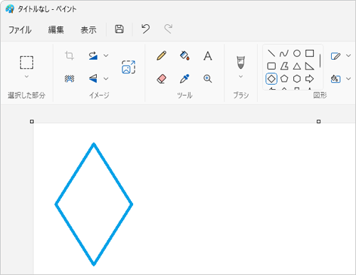 輪郭線の色が変更されていることを確認してください
