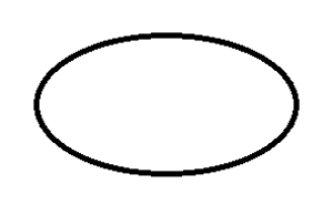 輪郭線がある図形(一例)