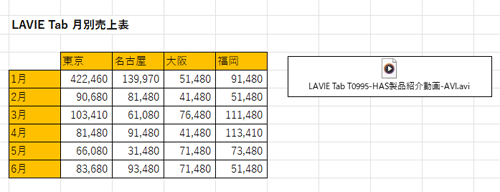 ファイルを挿入した場合（一例）