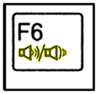 キーボード上部にある「F1」～「F12」キーの中から、ビープ音のオン・オフを設定するためのキーが用意されていることを確認します