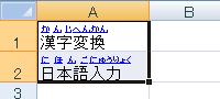 設定した内容で、ふりがなが表示されたことを確認してください