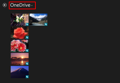 utHgvNāAu摜CuvuOneDrivevɕ\ύX邱ƂŁAOneDriveɕۑꂽ摜{ł܂